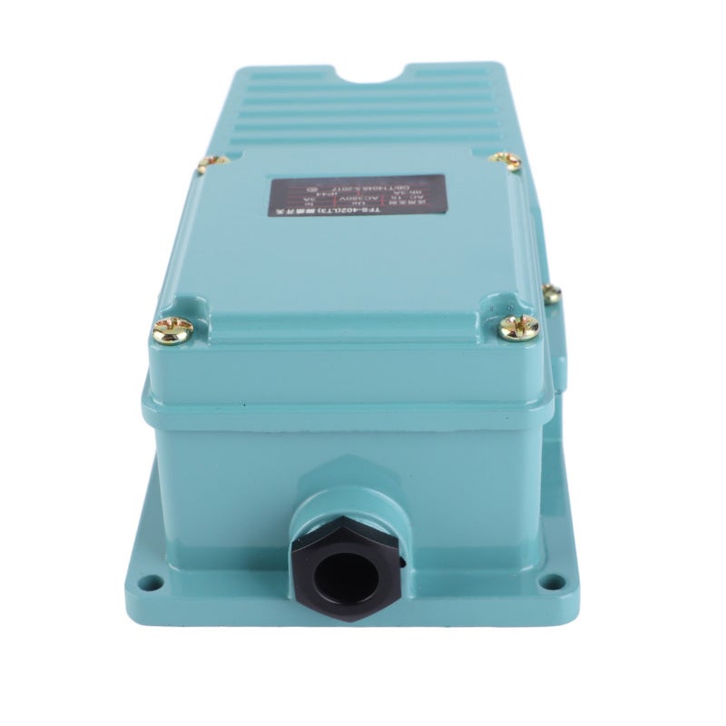 Aluminum Alloy Foot Switch Silver Contacts Precise Control - Rugged Nonslip Pedal Switch for Medical Instrument Textile Equipment - Image 5