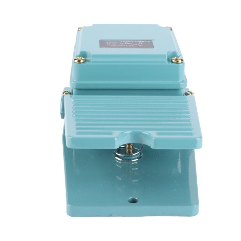Aluminum Alloy Foot Switch Silver Contacts Precise Control - Rugged Nonslip Pedal Switch for Medical Instrument Textile Equipment - Image 4