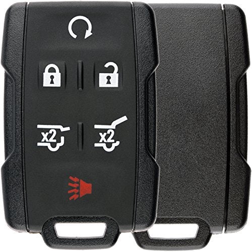 KeylessOption Keyless Entry Remote Control Car Key Fob Case Shell Button Pad Outer Cover for Suburban Tahoe M3N-32337100 - Image 2
