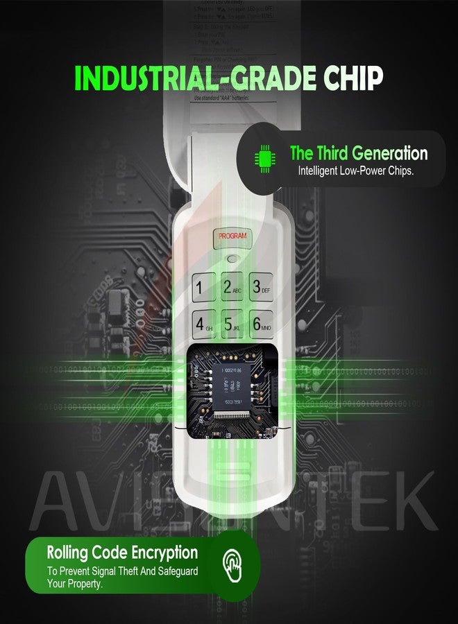 Avisontek 1 for OKP-BX Overhead Door Garage Door Opener Keypad 3-Year-Warranty - Image 4