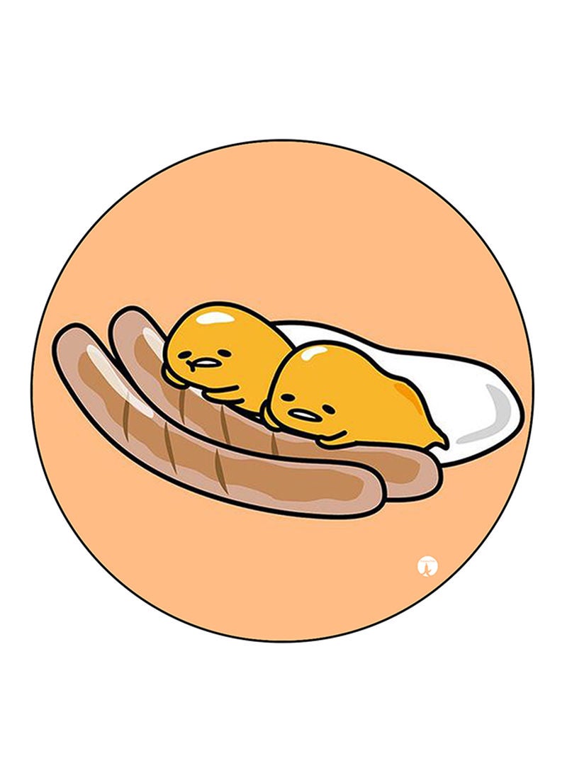 RKN Gudetama Printed Fridge Magnet Round  Multicolour - Image 2