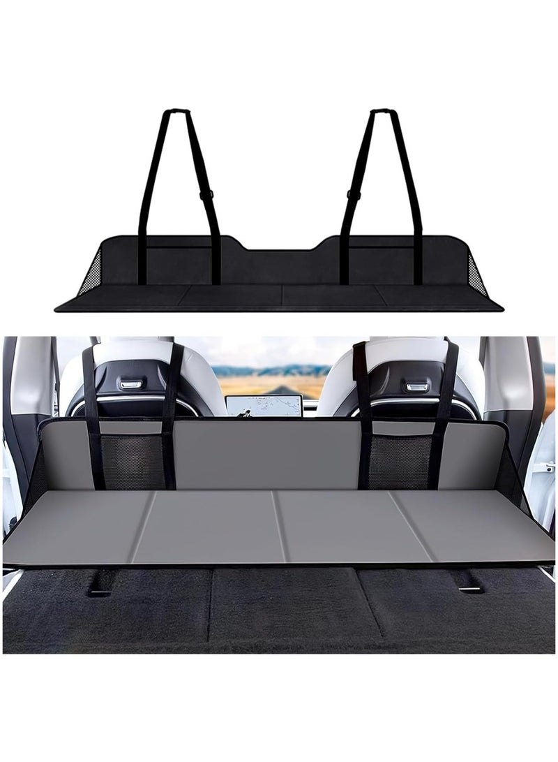 AUTOYSUR Car Back Seat Mattress Extension Plate,Foldable Car Back Seat Extender,Car Back Seat Extender, Increase Travel Trunk Space and Car Bed Camping Space for Car,grey - Image 1