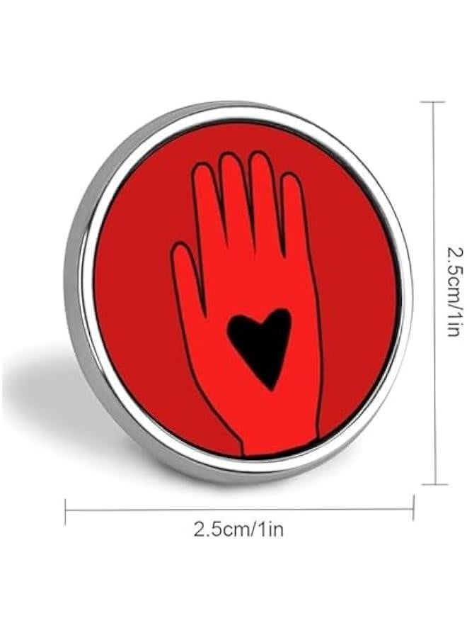 Generic Ceasefire Pin, Unique Ceasefire Enamel Pin, Round Ceasefire Lapel Pin, Pray For Peace Round on Badge Pin, Lapel Pin Hat Shirt Pin Tie Tack Pinback, Praying For Peace - Image 5