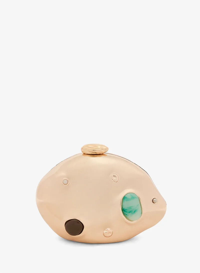 جلاموروس Casual Hard Shell Clutch Bag