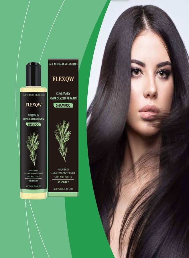 FLEXQW Rosemary Hair Growth Shampoo, 265ML Natural Thickening & Strengthening Shampoo with Hydrolyzed Keratin for men and women, Nourishes and Repairs Hair Scale. - Image 4