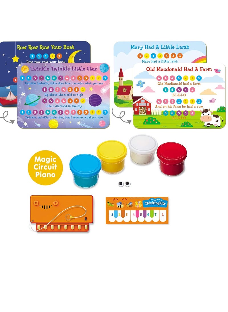 4M أدوات التفكير - بيانو دائرة العجين، ألوان مختلطة - Image 3