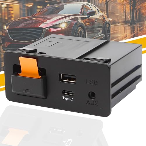 Dasbecan TypeC Wireless Mazda Apple Carplay and Android Auto Retrofit Kit Compatible with Mazda 236CX3CX5CX9MX5 20152020 TK78669U0C Adapter Only Support Wireless Carplay NO Android Auto - Image 1