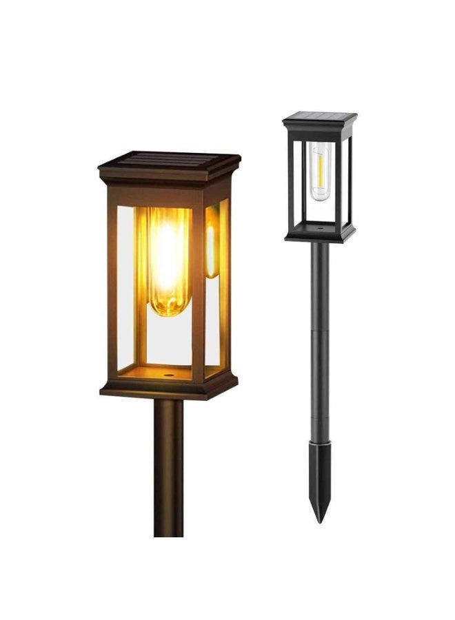 2 Pack,Solar Lights for Outdoor Garden, Decorative Light Solar Garden Lights, IP65 Waterproof, Auto On/Off LED Solar Lamp for Garden Paths, Patio, Lawn - Image 1