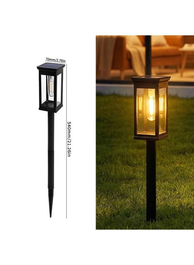 2 Pack,Solar Lights for Outdoor Garden, Decorative Light Solar Garden Lights, IP65 Waterproof, Auto On/Off LED Solar Lamp for Garden Paths, Patio, Lawn - Image 4