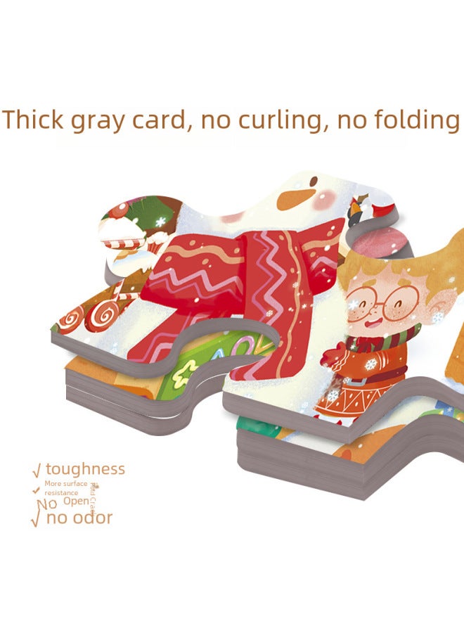 Ancient Original Cute Interesting Illustration Children's 200 Piece Jigsaw Puzzle Gift Beneficial Intelligence Development Early Education Toys-Color:Fairy Little Red Riding Hood 200 1931 - Image 4