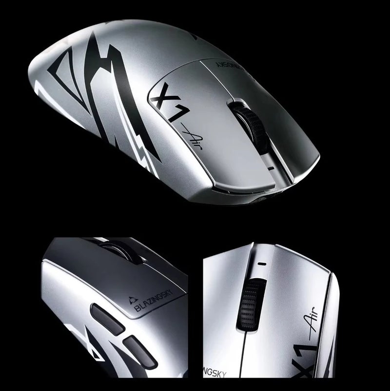 اي تي كي ماوس ATK Blazing Sky X1 V2 / X1 Air Wireless Gaming Mouse PAW3955 Master Dual-Mode Lightweight Ergonomic Esports, PC - Image 2