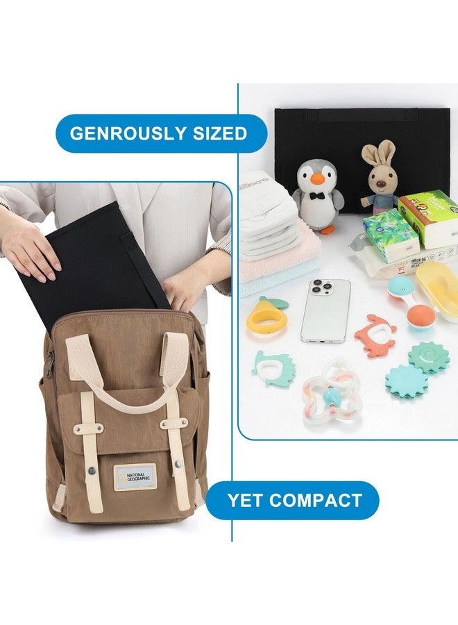 Accmor Portable Diaper Changing Pad, Waterproof Baby Changing Mat, Baby Diaper Changing Pad for Travel, Black - Image 4