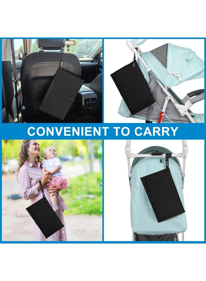 Accmor Portable Diaper Changing Pad, Waterproof Baby Changing Mat, Baby Diaper Changing Pad for Travel, Black - Image 5