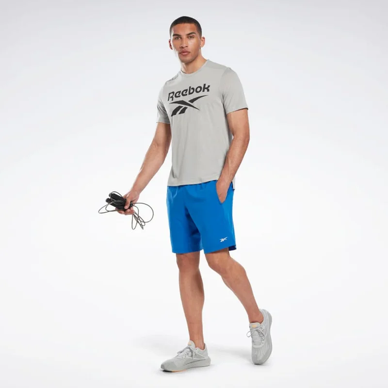 Reebok Vector Blue Reebok Workout Shorts For Men - Vector Blue for Men | Best Price UAE