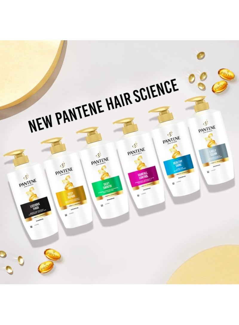 Pantene Advanced Hairfall Solution, Total Damage Care Shampoo, Pack of 1, 650ML, Gold - Image 5