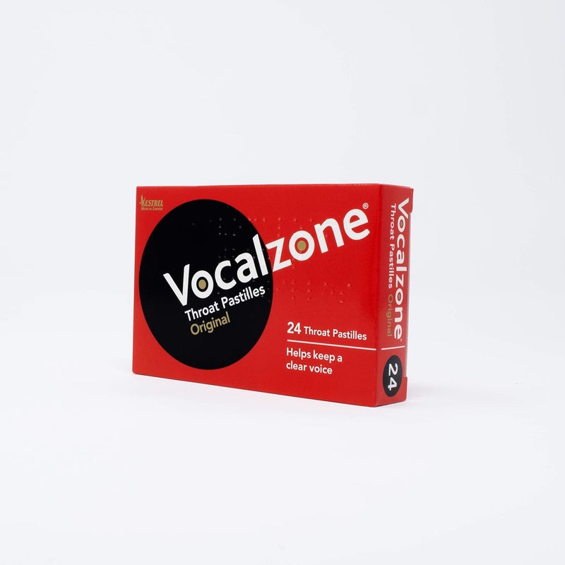 Vocalzone Throat Pastilles Original 3 Packs 24 for Sore Throats and Hoarseness When Overusing Your Voice Produced and Sold in The United Kingdom Since 1912 - Image 2
