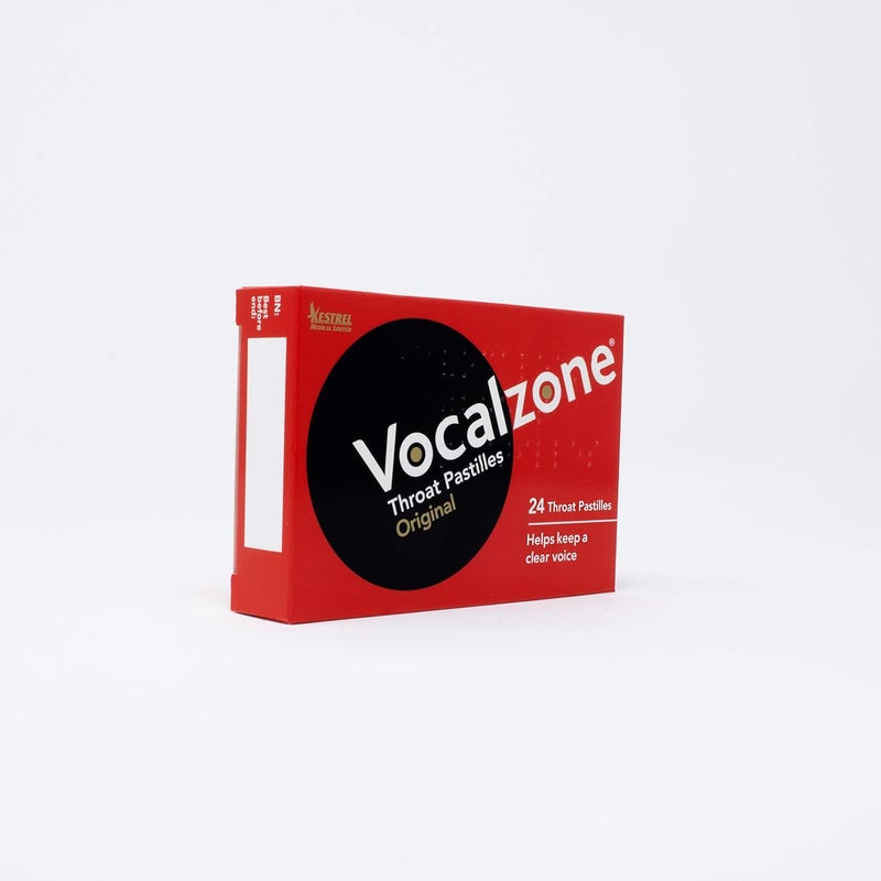 Vocalzone Throat Pastilles Original 3 Packs 24 for Sore Throats and Hoarseness When Overusing Your Voice Produced and Sold in The United Kingdom Since 1912 - Image 5