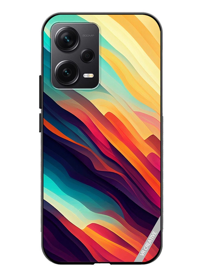 VR CREATIVE Protective Case Cover For Xiaomi Redmi Note 12 Discovery Abstract Colorful  With Gradient Patterns Design Multicolour - Image 1