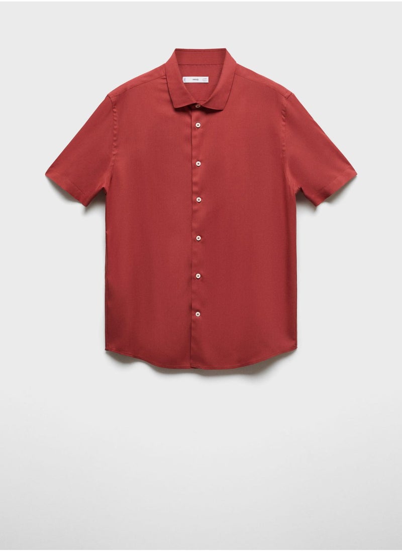 Mango Man - Essential Straight Fit Shirt - Image 1