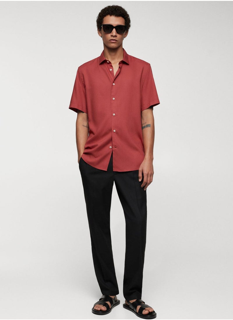 Mango Man - Essential Straight Fit Shirt - Image 1