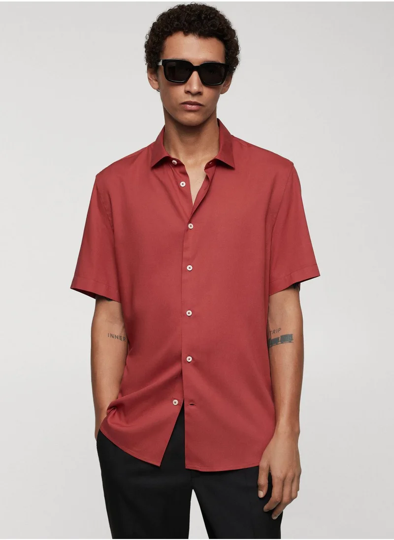 Mango Man Essential Straight Fit Shirt