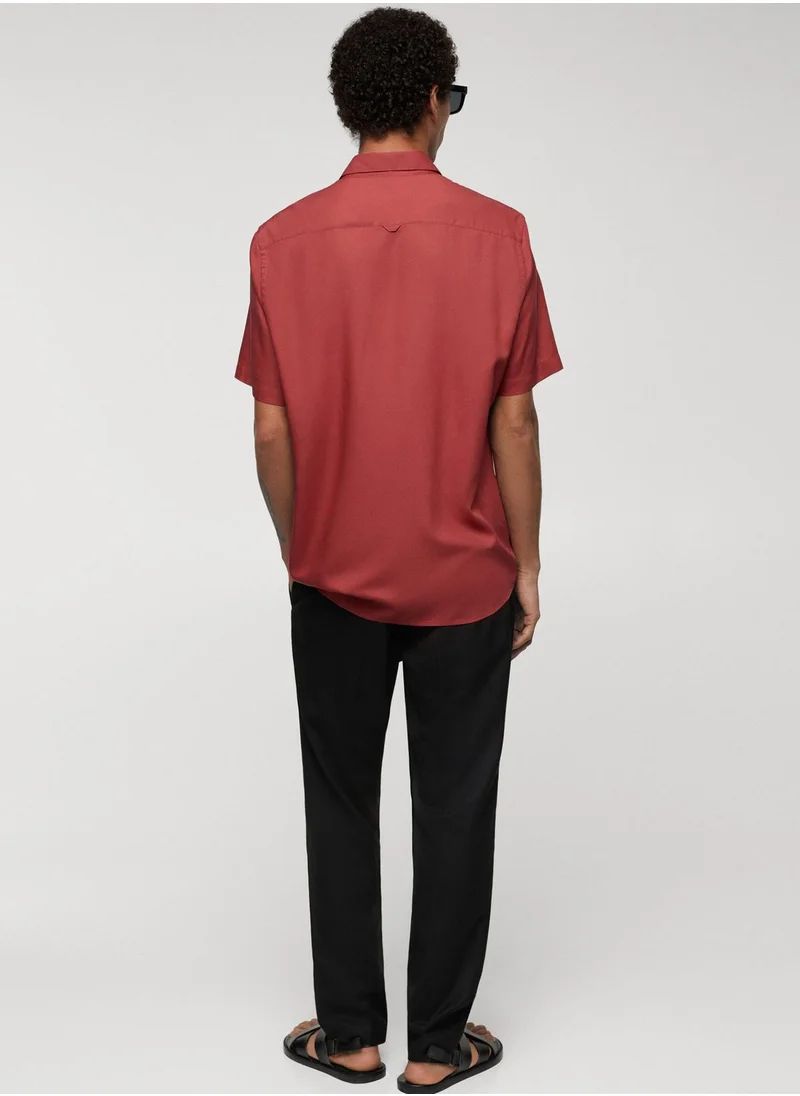 Mango Man Essential Straight Fit Shirt