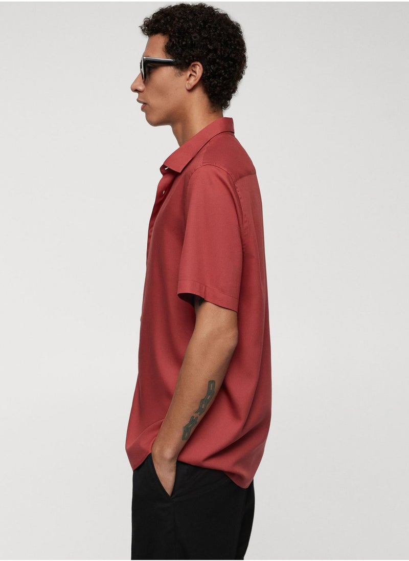 Mango Man - Essential Straight Fit Shirt - Image 1