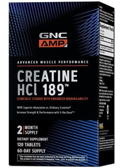 GNC AMP Hcl 189, 120 Tablets  - Image 1