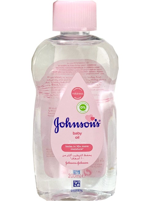Johnson's Baby Oil 200 Ml Rose
