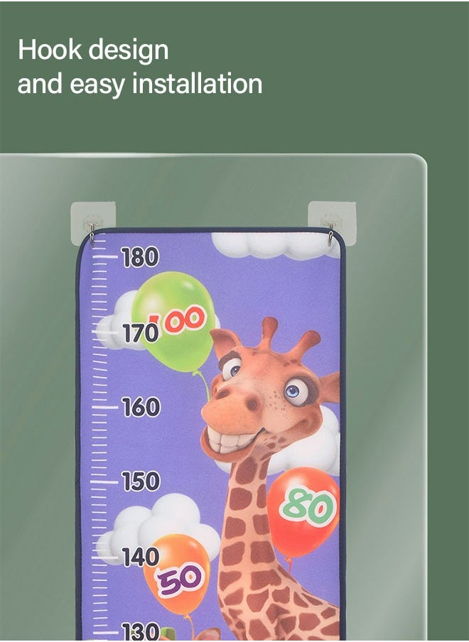 GROIC Growth Chart Height Ruler Toys, Kids Height Stickers Toys, Dartboard Target Ball Game Funny Sticky Ball Target Toy Height Measure Fidget Toys - Child Interactive Toys Educational Toys for Boys Girls  - Image 5