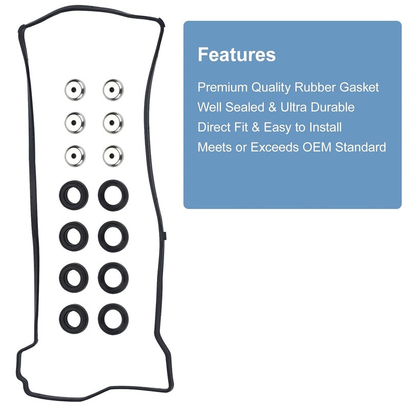 ZONFANT Valve Cover Gasket Set Compatible with Honda and Acura Vehicles - Image 5
