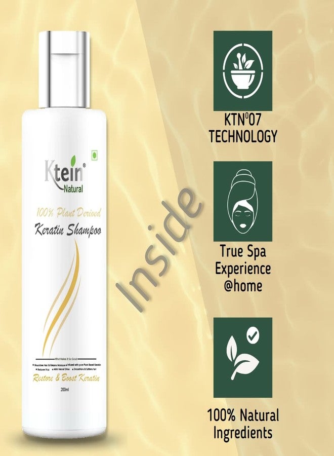 ktein natural 100% plant derived keratin shampoo & conditioner combo(200ml) - Image 4