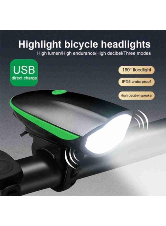 Rechargeable bicycle headlight and siren – easy to install and remove. - Image 1