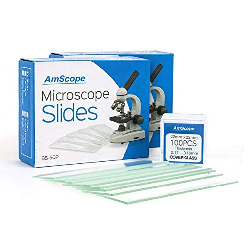 AmScope AmScope Microscope Slides, 100 Blank Slides with 100 Cover Glass - Image 3