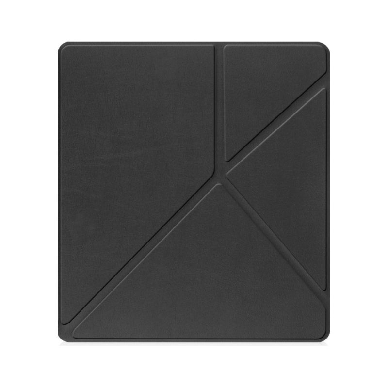 Kindle Case: Black PU Leather Shockproof Cover - Auto Wake Sleep Magnetic Closure Origami Stand for Kindle Scribe On-the-go Reading & Daily Protection - Image 1