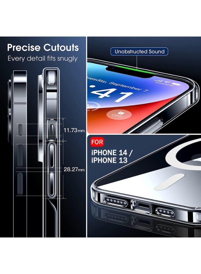 MagSafe Clear Case Compatible with iPhone 13 - 14 with Fast Charging - Image 5