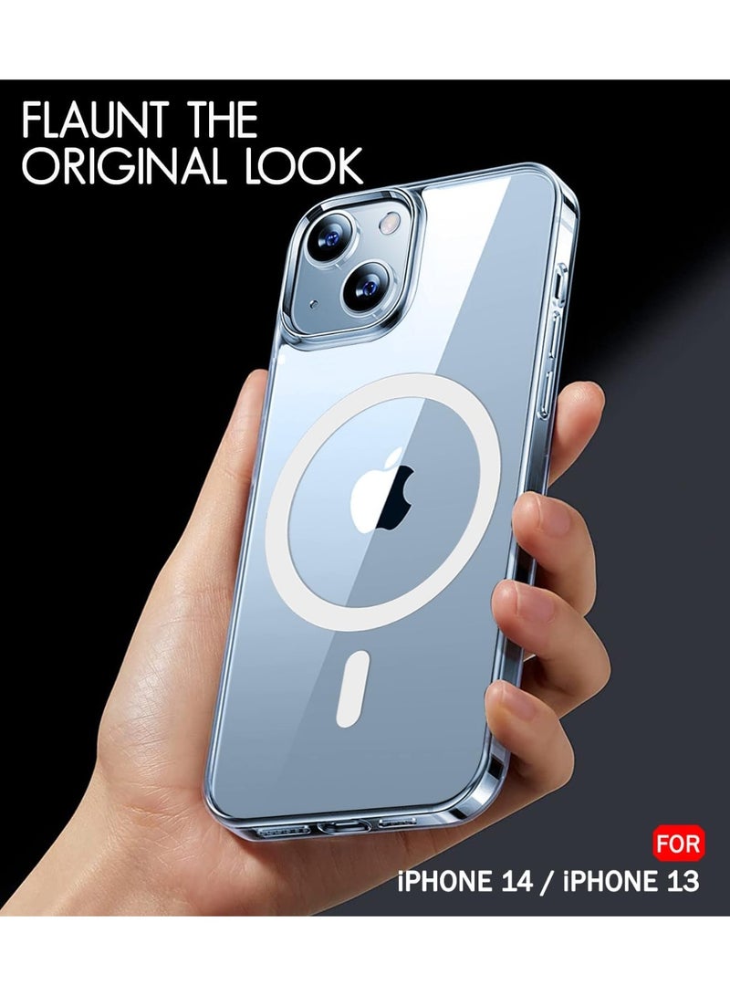 MagSafe Clear Case Compatible with iPhone 13 - 14 with Fast Charging - Image 4