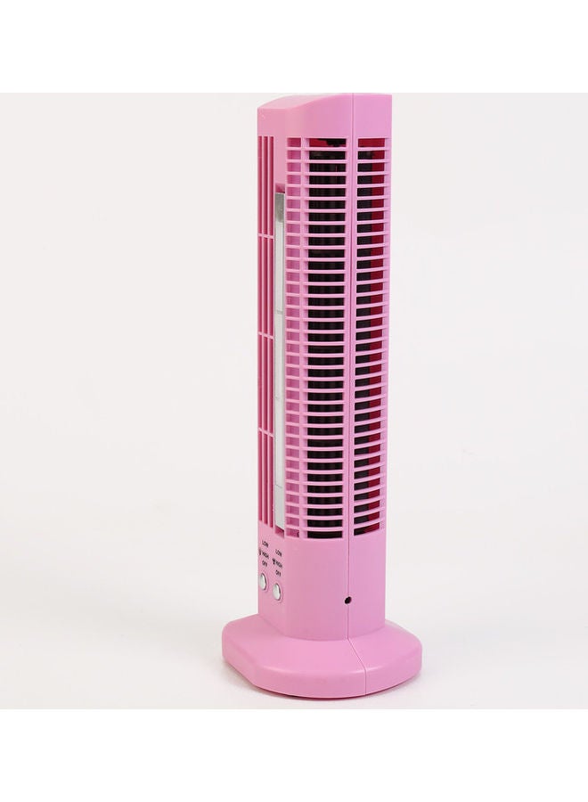 Loquat USB Powerful Fan With LED Lamp Pink - Image 1