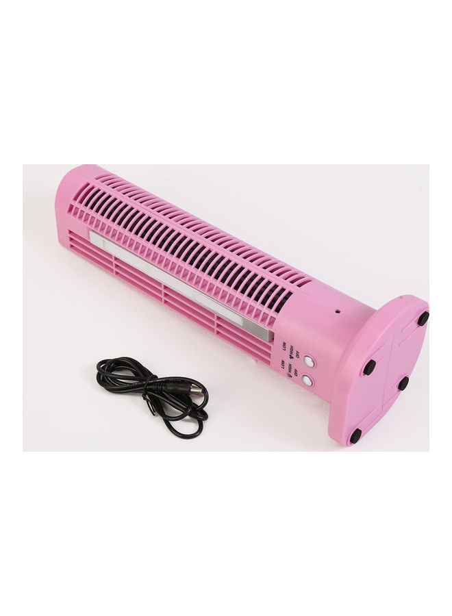 Loquat USB Powerful Fan With LED Lamp Pink - Image 3