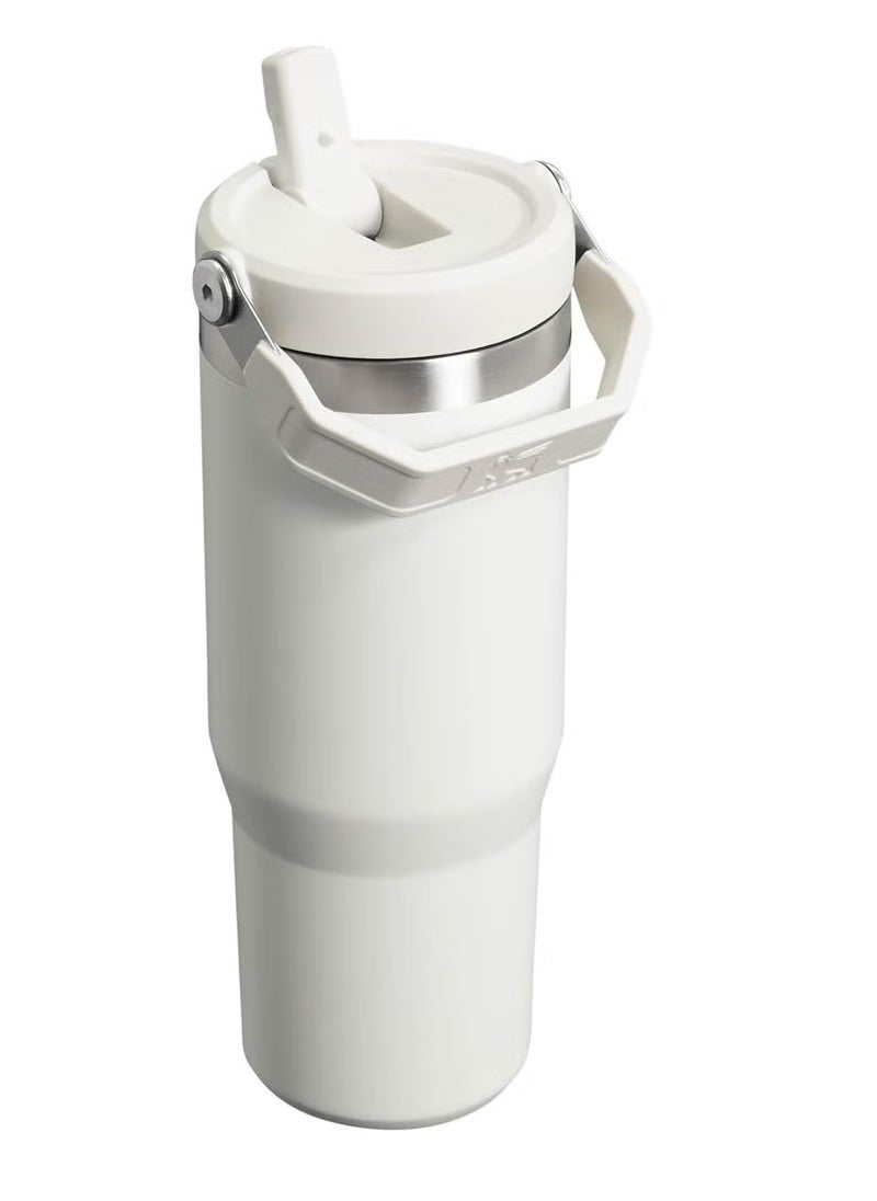 Stanley IceFlow Stainless Steel Tumbler with Straw – 30oz Vacuum Insulated Water Bottle – Leak-Resistant Flip Straw Lid – Reusable, BPA-Free Travel Cup for Home, Office & Car – Keeps Drinks Cold for 12 Hours & Iced for 2 Days – Durable & Easy to Carry – Frost  - Image 5