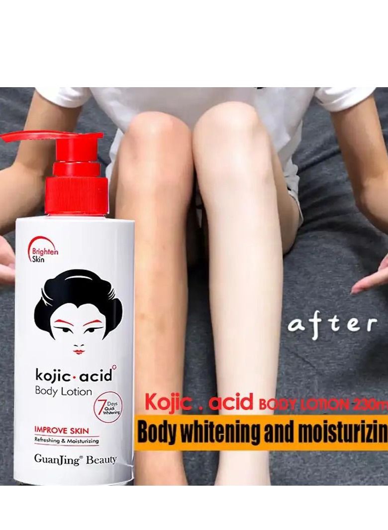 Kojic Catastrophic Kojic Acid Body Lotion 230g Refreshing Melanin Remover Moisturizing & Skin Improvement Body Lotion - Image 4