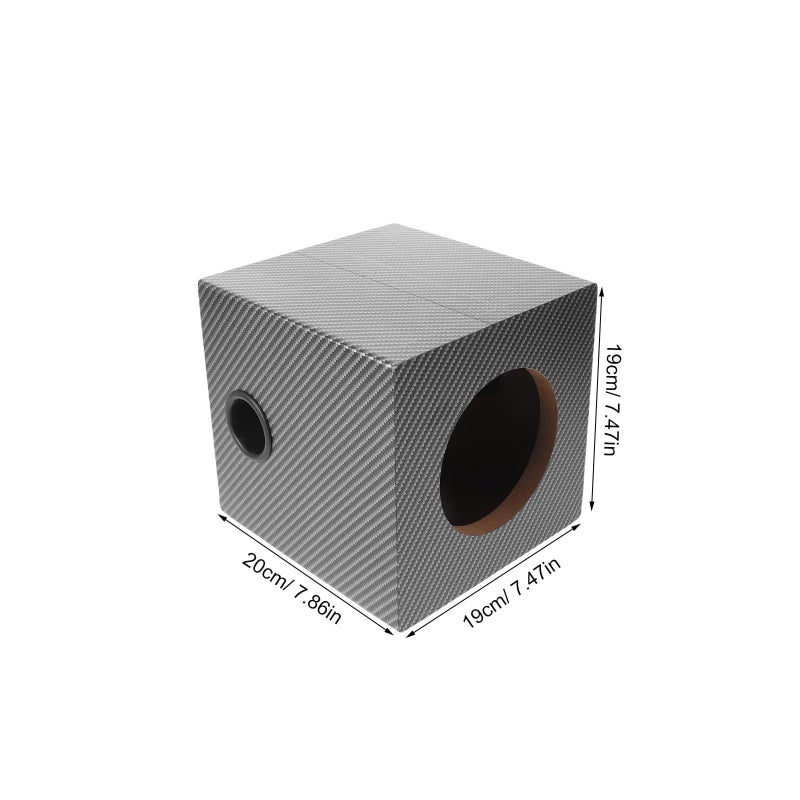 5 Inch Car Audio Speaker Enclosure Sealed Subwoofer Box 20x19x19cm - Image 3