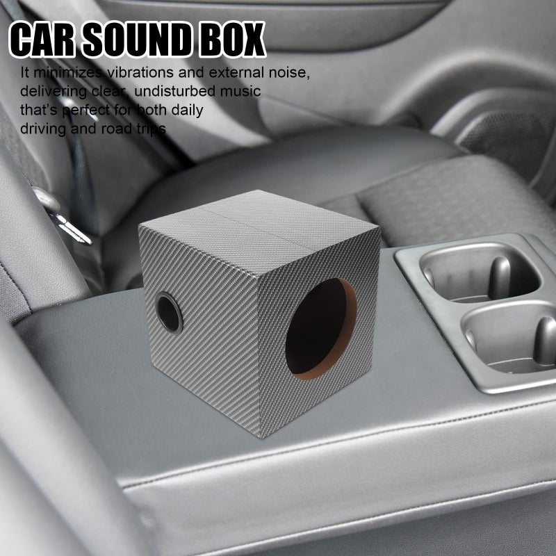 5 Inch Car Audio Speaker Enclosure Sealed Subwoofer Box 20x19x19cm - Image 5