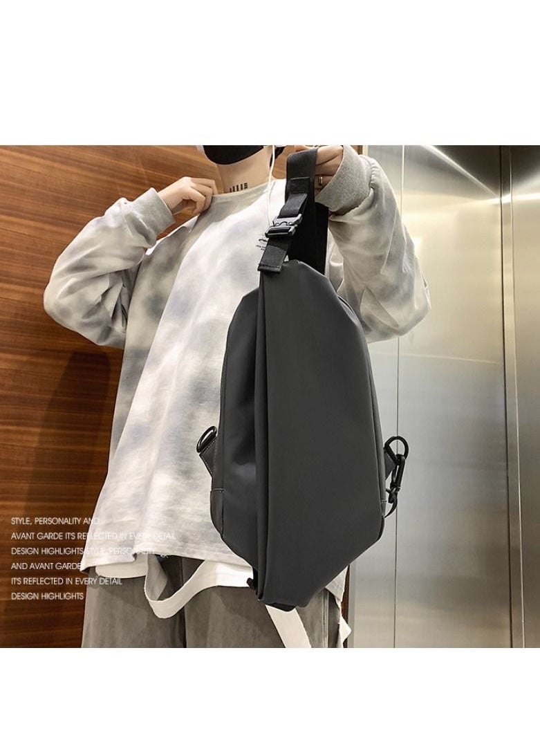 M MIAOYAN - M MIAOYAN Trendy Men's Chest Bag Fashion Casual Shoulder Bag Multifunctional Waterproof Messenger Bag - Image 1