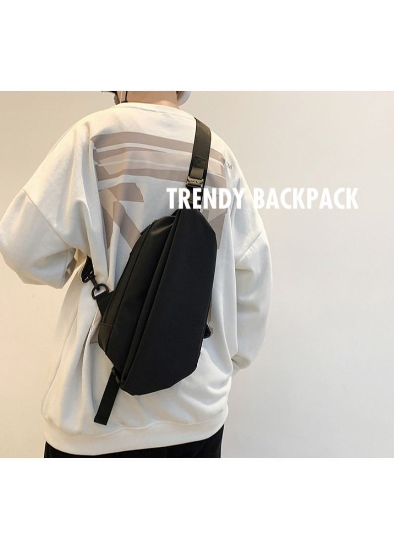 M MIAOYAN - M MIAOYAN Trendy Men's Chest Bag Fashion Casual Shoulder Bag Multifunctional Waterproof Messenger Bag - Image 1
