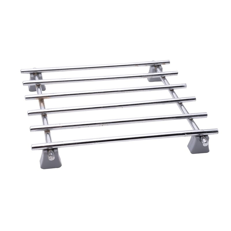 Firis Hot Pot StandHot Mat Hot Utensil StandSteaming Stand Stainless Steel 18x18 cm 7x7 Set of 2 - Image 1