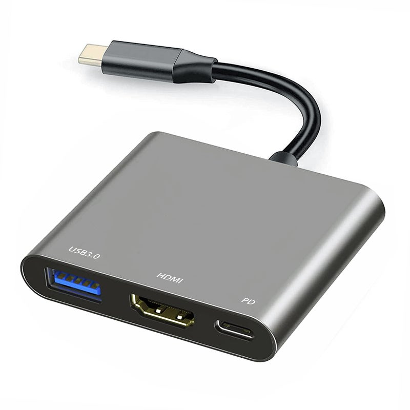 Mindorlen USB C to HDMI Multiport Adapter with Charging Port, HDMI to USB C Hub Adapter for Monitor to Laptop, USB-C to USB 3.0 Adapter 10Gbps, USBC HDMI Adapter 4K Converter for Mac iPad pro MacBook Chromebook - Image 1