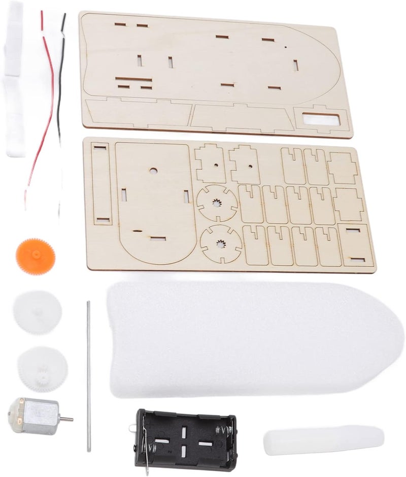 Rengue DIY Model Ship Kit, Set for Skill Development, Great for Preschoolers DIY Model Ship Kit, Composite Wood, 3D Construction Nan Children's Toys - Image 2