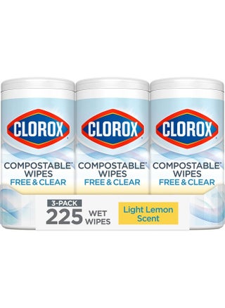 Compostable Cleaning Wipes - All Purpose Wipes - Household Essentials, Simply Lemon, 75 Count (Pack of 3) - pzsku/ZA0FB94FC649EC3D5EBF9Z/45/_/1715570473/ec447918-8ce8-4c65-bf09-831693a59217