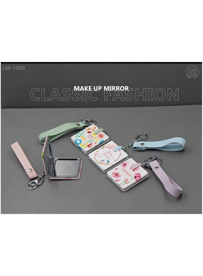 لوف مي مراّة يد صغيرة للمكياج متعدد الاشكل قطعة واحدة